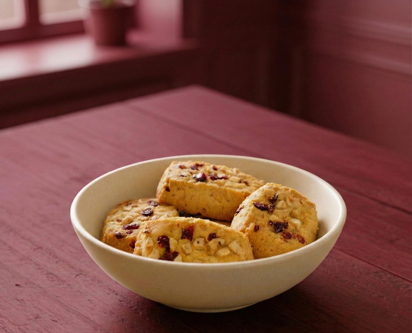 ROSE DRY FRUIT COOKIES