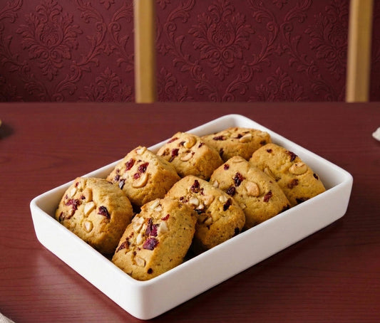 ROSE DRY FRUIT COOKIES
